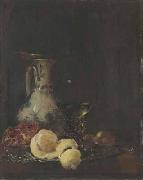 Willem Kalf Stillleben mit Porzellankanne painting